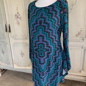 Teal Sweater dress, size XL